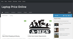 Desktop Screenshot of laptoppriceonline.com